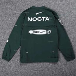 Nocta Heren Hoodies Amerikaanse versie Nocta Golf Co Branded Draw Ademend Sneldrogend Vrije tijd Sport T-shirt Lange mouw Rond Geavanceerd Nocta 701