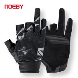 Noeby 3, рыболовные перчатки с полупальцами, противоскользящие перчатки UPF50, дышащие противоскользящие перчатки для пеших прогулок, езды на велосипеде, каякинга, рыболовные снасти, 231228