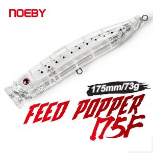 Noeby Popper Señuelo de pesca 175 mm 73 g Topwater Feed Spinning Popper Wobbler Cebo duro artificial Atún Amberjack Señuelos de pesca 240306