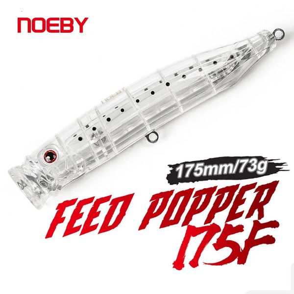 Noeby Popper leurre de pêche 175mm 73g alimentation Topwater filature Popper Wobbler appât dur artificiel thon Amberjack leurres de pêche 240323 240323