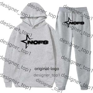 NOFS Tracksuits Fashion Designer Y2K Tracksuit Men Sets Winter Sonoff stuk Running Autumn Sweatshirt Sport Joggers B2FE