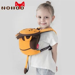 Nohoo Kids Peuter Rugzakken met Safety Leash 3D Cartoon Animal Kinderen Schooltassen Anti-Lost Peuter Rugzak voor Jongens Meisjes LJ201225