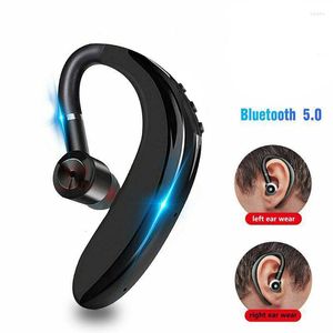 Noise-cancelling Bluetooth Headset S109 Single-ear In-ear Hanging Ear Wireless Car Headphones