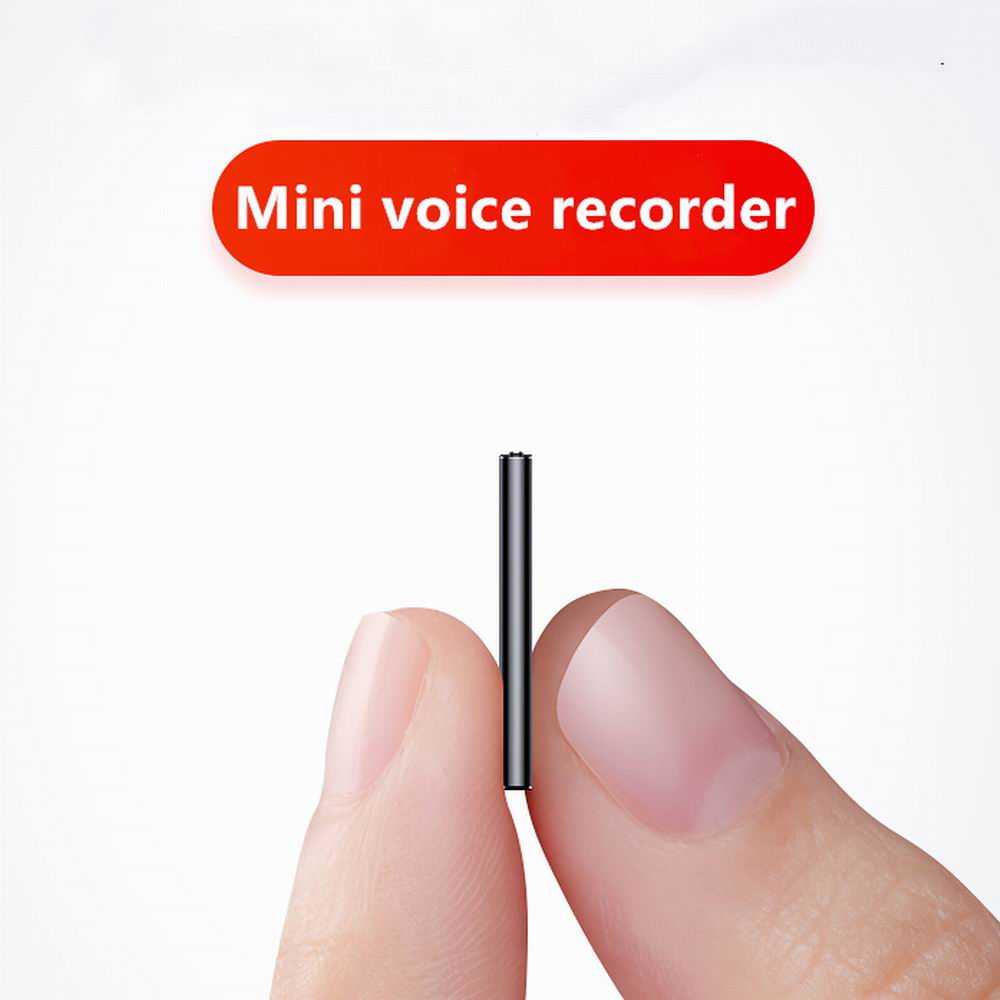 Noise Reforting Digital Voice Recorders Q1 Mini Dicafon Inspelning av minsta professionella 8 GB 16 GB 32GB MP3 Player Audio Sound Recorder Device för klassmöte