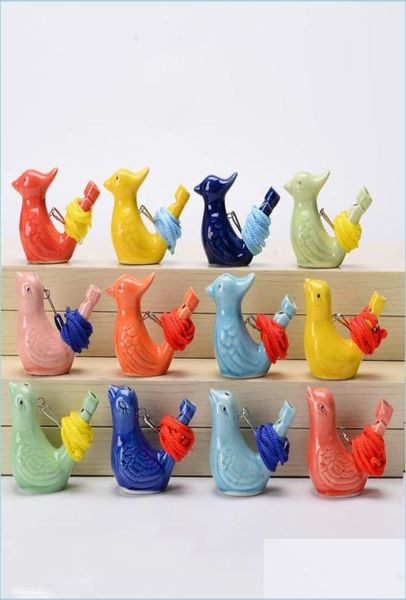 Bruit Maker Water Bird sifflet Ceramic Clay Waterbird Bruit Maker Birds Whistles Christmas Gift Th0135 Drop Livrot 2021 Home GAR8560340