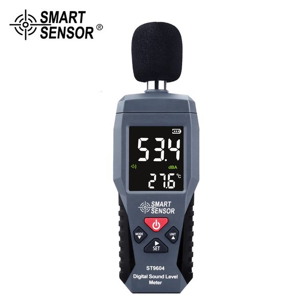 Compteurs de bruit Niveau sonore numérique Mesure du compteur de bruit 30130dB dB Détecteur de décibels Testeur audio Metro DiagnosticTool Smart Sensor ST9604 230804