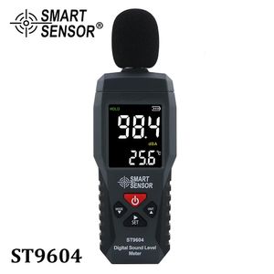 Mesureurs de bruit SMART SENSOR Mini compteur de bruit numérique affichage LCD mesure 30-130dB Instrument de mesure du bruit testeur de décibels ST9604 231017