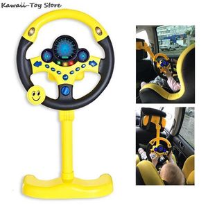 Noisemaker Toys Electric Simulation Steering Wheel With Light And Sound Educational Children Co-Pilot Children'S Car Vocal Gift 221014