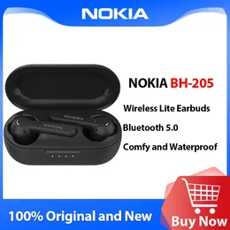 Nokia BH-205 Oortelefoon Lite Oordopjes TWS Tuur Draadloos Lange batterijduur Waterdichte Sport Headset Bluetooth 5.0 Hoofdtelefoon