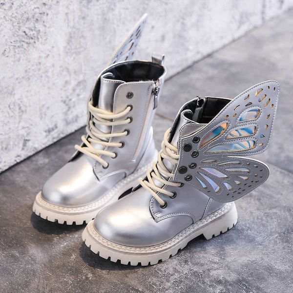 Botas sin marca para Ninas HBP Butterfly Wings Fancy Party Wear Boots For Kid