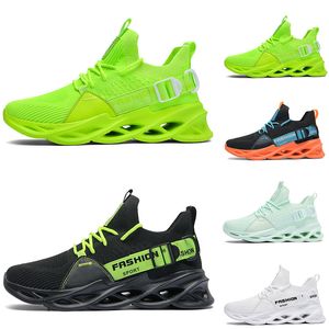 Niet-merk mannen vrouwen lopende schoenen blade ademend schoen zwart wit volt oranje gele heren trainers outdoor sport sneakers