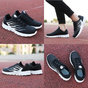 niet-merk loopschoenen voor heren dames zwart wit rode vlam sportschoenen heren trainers sneakers zelfgemaakt merk gemaakt in China maat 3944