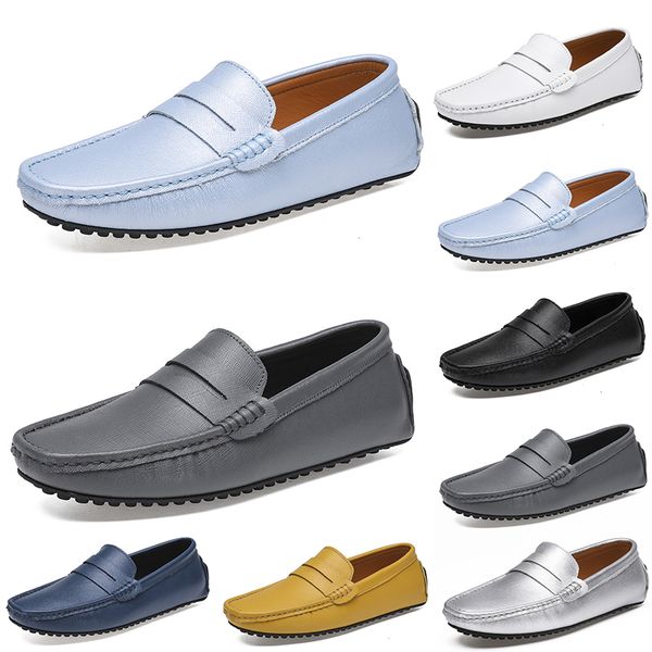 Zapatos sin marca al por mayor que corren hombres negros blancos gris azul marino azul fragmentos de moda para hombres zapatillas zapatillas de zapatilla al aire libre caminar 42 s