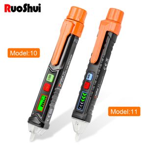 Détecteur de tension AC sans contact compteur LCD affichage NCV sensibilité alarme disjoncteur électrique Finder testeur de crayon Ruoshui 10/11