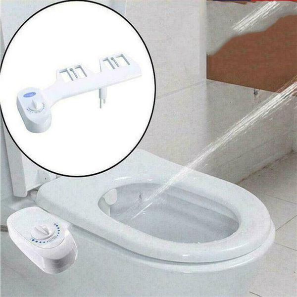 Bidet d'eau douce de salle de bain non électrique Spray d'eau douce Bidet mécanique Fixation de siège de toilette Shattaf musulman Washing3221