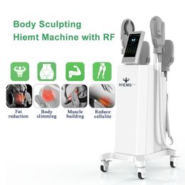Non Invasion HIEMT Hip Trainer Sculpting Muscle Stimulator Body Shape Machine EMS Whole Body Fat Loss Vertical 4 Handles Device avec RF