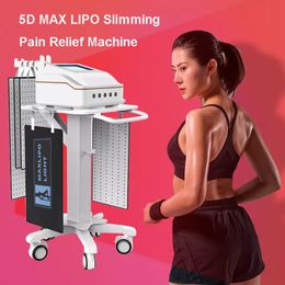 Lipo Laser Minceur Machine 650nm 940nm Red Light Therapy Weightloss Body Slim Equipment Lipolaser Fat Burning Sculpting Device Soulagement de la douleur Traitement physique