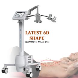 Lipolaser 6D non invasif amincissant, masseur amincissant, longueur d'onde 532nm 635nm, lumière rouge verte, Laser Lipo pour la forme du corps, élimination des graisses, raffermissement de la peau, pour utilisation en salon de spa