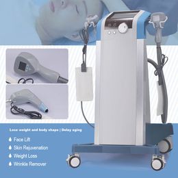 Machine de Lifting du visage 2 en 1, Non invasive, confortable, contour du corps, ultrasons, radiofréquence 360, pour le raffermissement de la peau