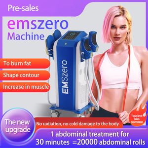 Niet-invasieve verticale EMS hi-emt lichaam dunner wordende cellulitis ontbindende spiervergroting fitness Gebruik 4 handgrepen machine voor training