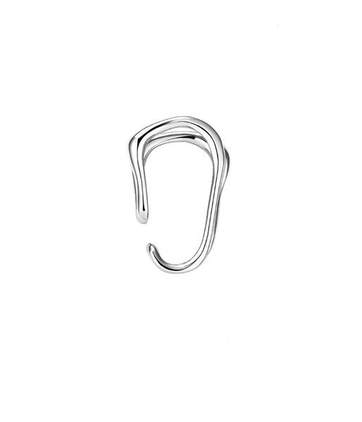 Pendientes no perforados clips de oreja irregulares diseño personalizado nicho exagerado parejas accesorios de joyería de alta gama