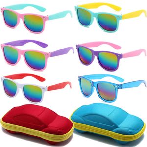 Lunettes de soleil pour enfants non polarisés Flexibles Outdoor enfants verres de soleil d'été UV Girl Girl Eye Protection Eaux-lunettes Gafas de Sol L2405
