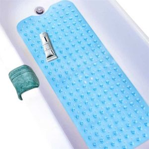 Antislip badmat lange rechthoek 40x100cm douchematten zachte massage zuignap badkamer accessoires tapijt 211130