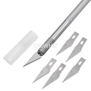 Lames antidérapantes sculpture métal Scalpel couteau outils Kit téléphone portable PCB bricolage réparation outils à main