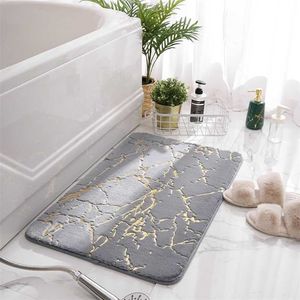 Antislip mat in de badkamer faux bont konijn bad mat absorberende douche badkamer tapijten zachte tolite vloer tapijt WC mat home decor 211130