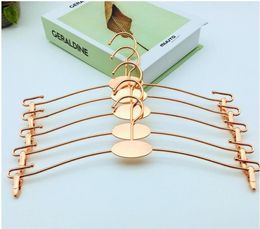 Antislip ondergoed Rack Metal Hanger Rose Gold Clothing Store Bra Clips Fashion Exquisite Bardian Creative SN3061