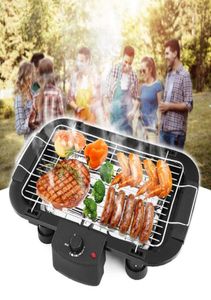 BBQ électrique non bâton TEPPANYAKI Barbeque Grill Grilled Plug Table Top sans fumée sans fumée et température réglable durable1911117