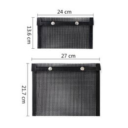 Anti-aanbak grillen mesh-tas herbruikbare BBQ Net bakzak hoge temperatuur resistent barbecuesas voor elektrisch gaskoolgrill