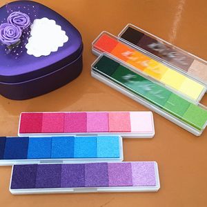 Imprimé digital non basé sur l'huile non toxique Nice cadeau en caoutchouc Crafts vintage bricolage Scrapbooking Ink Pad Office Accessoires