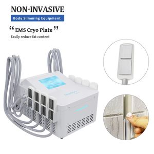 Sans vide professionnel EMS 8 Cryo plaque cryolipolyse minceur machine élimination de la cellulite congélation des graisses forme complète du corps SPA maison beauté machine