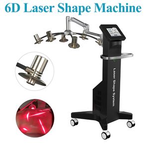 Niet-invasieve 6D Lipo Laser Lipolaser Body Afslanken Machine Buik Vet Vermindering Gewichtsverlies Cellulitis Verwijderen Vet Smelten
