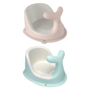 Tapis de bain antidérapants Chaise de douche pour bébé Tapis doux Rangement facile Pliable Asseyez-vous Durable Non Slip Surround Portable né Siège de bain pour salle de bain 230712