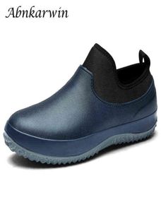 Chaussures de chef non glissantes pour hommes Kitchen Work Cook El Restaurant Working Rubber Sandales Zapatos de Cocina Slip Résistant H2204123273952