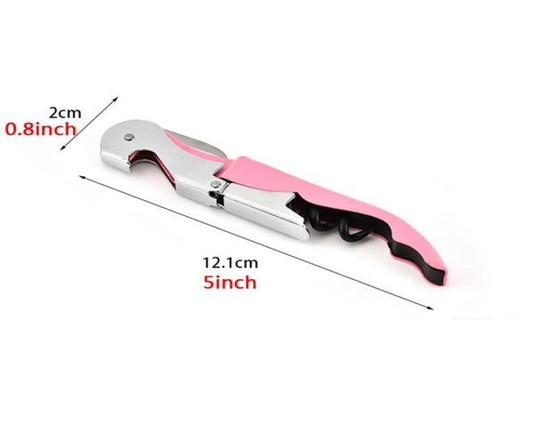 Tire-bouchon antidérapant en acier inoxydable, ouvre-bouteille, couteau, robinet à tirer, Double charnière, boisson, bière, ouvre-bouteille de vin rouge, outil de bar de cuisine, cadeau 7917521