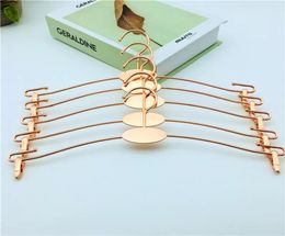 Niet -slip ondergoed Rack Metal Hanger Rose Gold Clothing Store beha clips mode prachtige Bardiaanse creatieve nieuwe stijl7521386