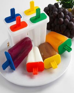 Nontoxic Ice Cream Pop Moule Popsicle Maker Lolly Moule Bac Diy Kitchen Sweet 6setlot Sh6653963774