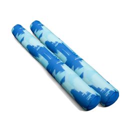 Noodle 2pk flotadores de piscina sin necesidad de inflar, malla de doble cara azul pincel, Jumbo 4 pies