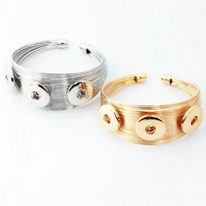 Brazalete Noosa de alta calidad, brazalete de botón a presión de jengibre DIY para la pulsera de botón a presión de Metal más nueva b108