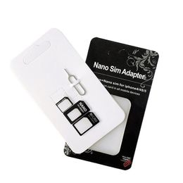 NOOSY Nano Micro Standard adaptateur de convertisseur de carte Sim pour Apple et Android tous les appareils mobiles en gros