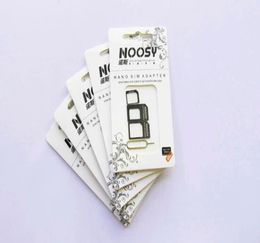 Noosy Nano Micro Micro Standard SIM Card Convertion Convertion Converter Nano Sim Adapter Micro SIM Card pour iPhone 6 Plus tous les appareils mobiles S7055738