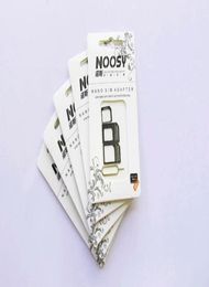 Noosy Nano Micro Micro Standard SIM Card Convertion Convertion Converter Nano SIM Adapter Micro SIM Card pour iPhone 6 Plus tous les appareils mobiles S1001536