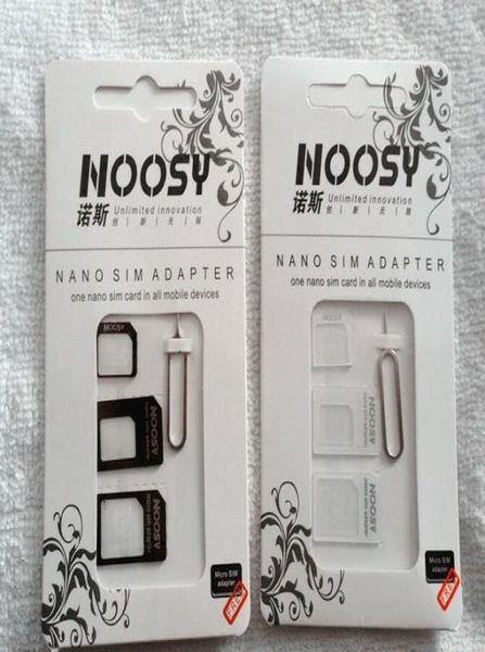 Noosy Nano Sim Micro Convertion Convertion Convertter Nano Adaptador Micro Tarjeta para iPhone 6 más todos los dispositivos móviles S101599894