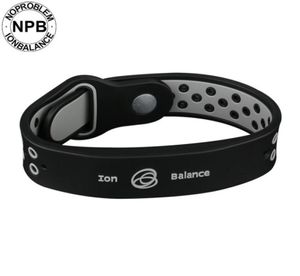 Noproble Bio Health Benifits Ion Balance Power Thérapie Silicone Sports Choker Tourmaline Germanium Bracelet de bracelet Y2001075240541
