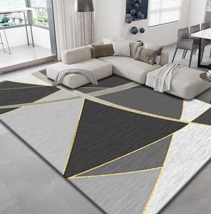 Noordse abstracte tapijt woonkamer salontafel vol met bank eenvoudige geometrische mat stiksel huis slaapkamer beddeken1270354