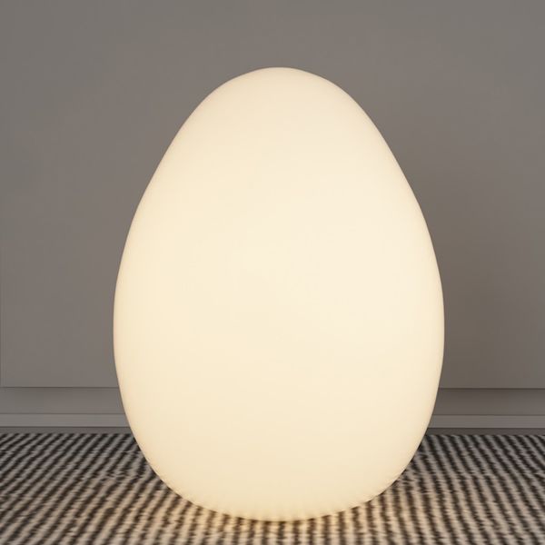 Lámparas de pie nórdicas al lado del sofá para sala de estar, luces de mesa en forma de huevo, diseño moderno de luz de cama para dormitorio, lámpara de escritorio