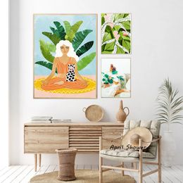 Nordic Bohemian Leisure Villa Colorful Sweet Morocco Affiches Canvas PEINTURE IMPRESS